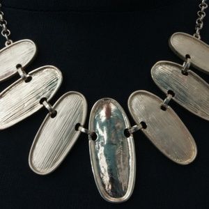 NWT Oblong Disc Necklace